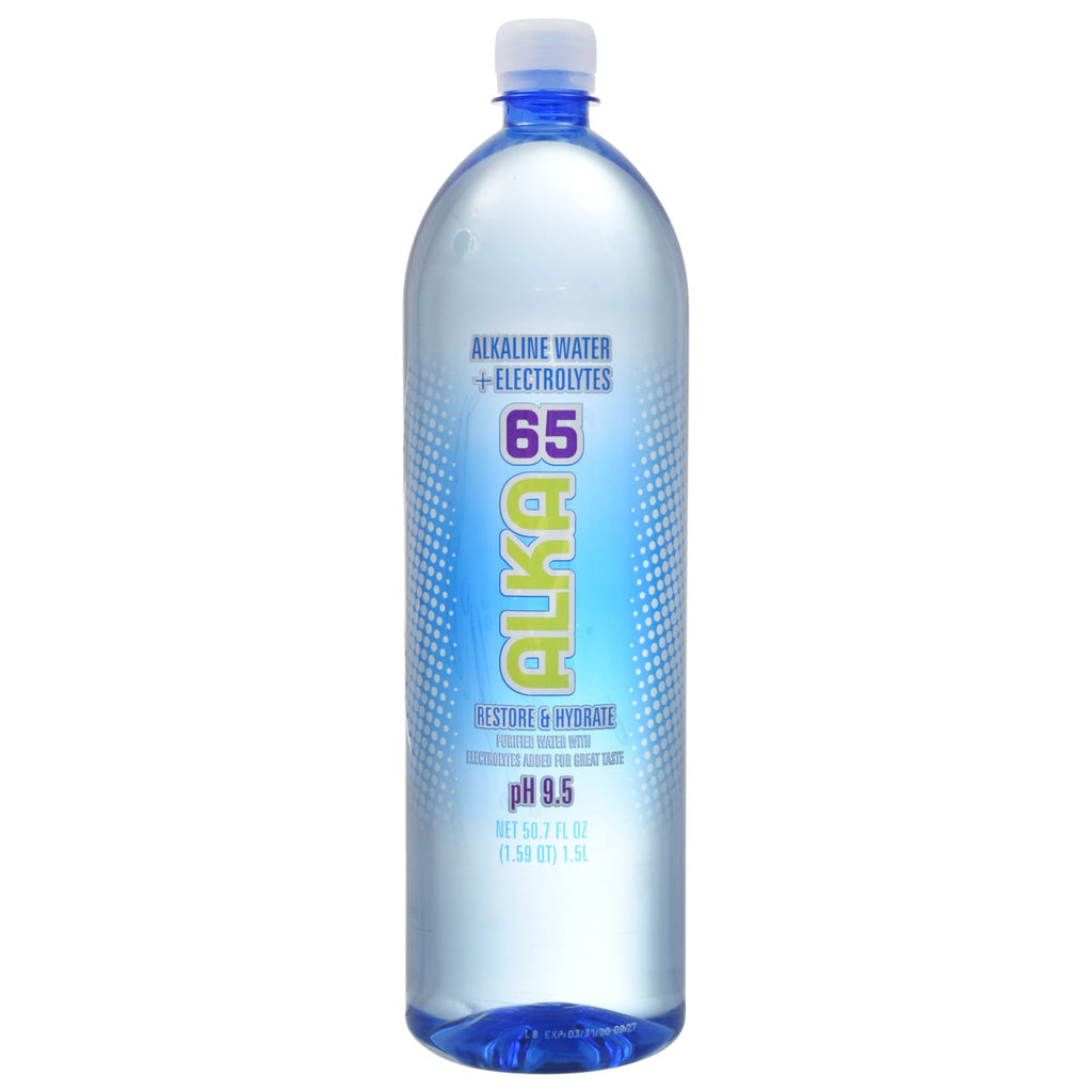 Alka 65 Alkaline Water, 1.5 Liter Bottles