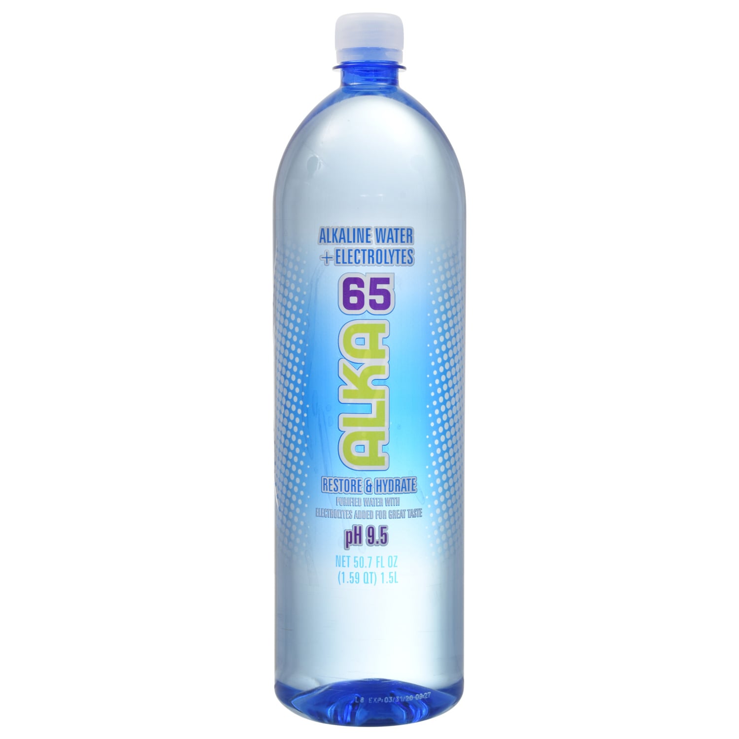 Alka 65 Alkaline Water, 1.5 Liter Bottles