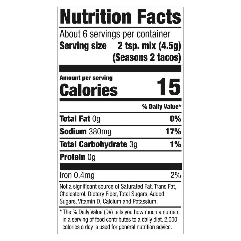 McCormick Taco Seasoning Mix, 1-ct.
