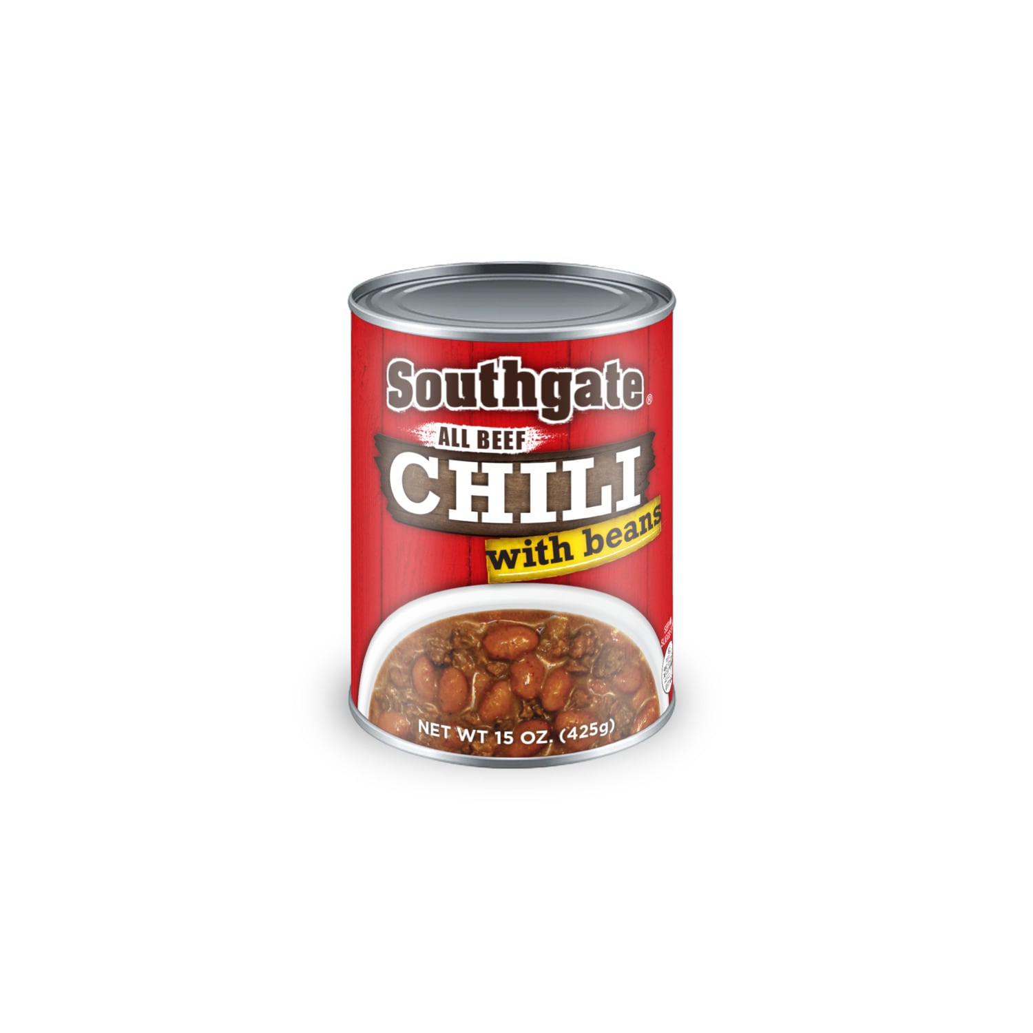 Southgate Chili with Beans, 15 oz. Can, 1 ct.