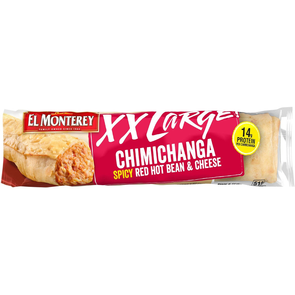 Ruiz El Monterey Chimichanga - XX Large Spicy Red Hot Bean &amp; Cheese, 8 oz.