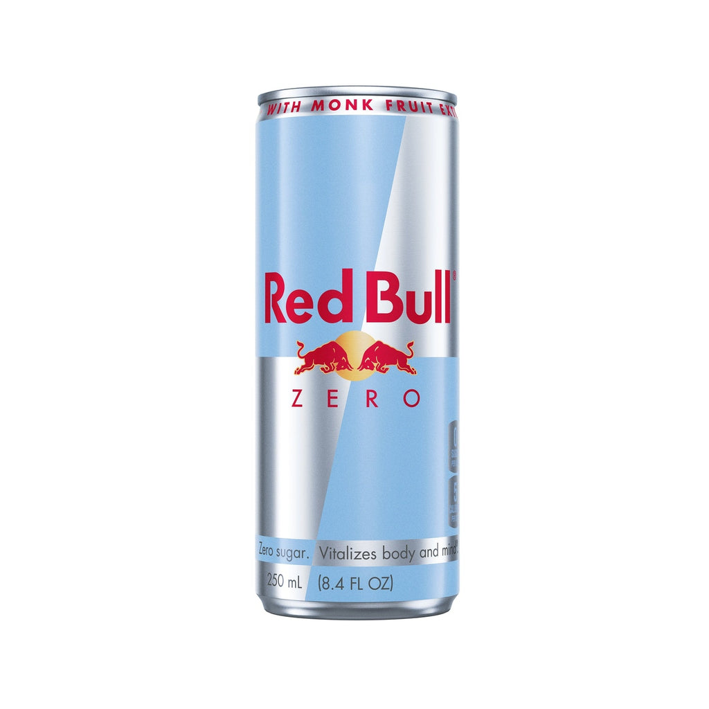 Red Bull Zero Energy Drink, 8.4 fl. oz. Can, 80mg Caffeine,&nbsp;Taurine&nbsp;&amp; B&nbsp;Vitamins