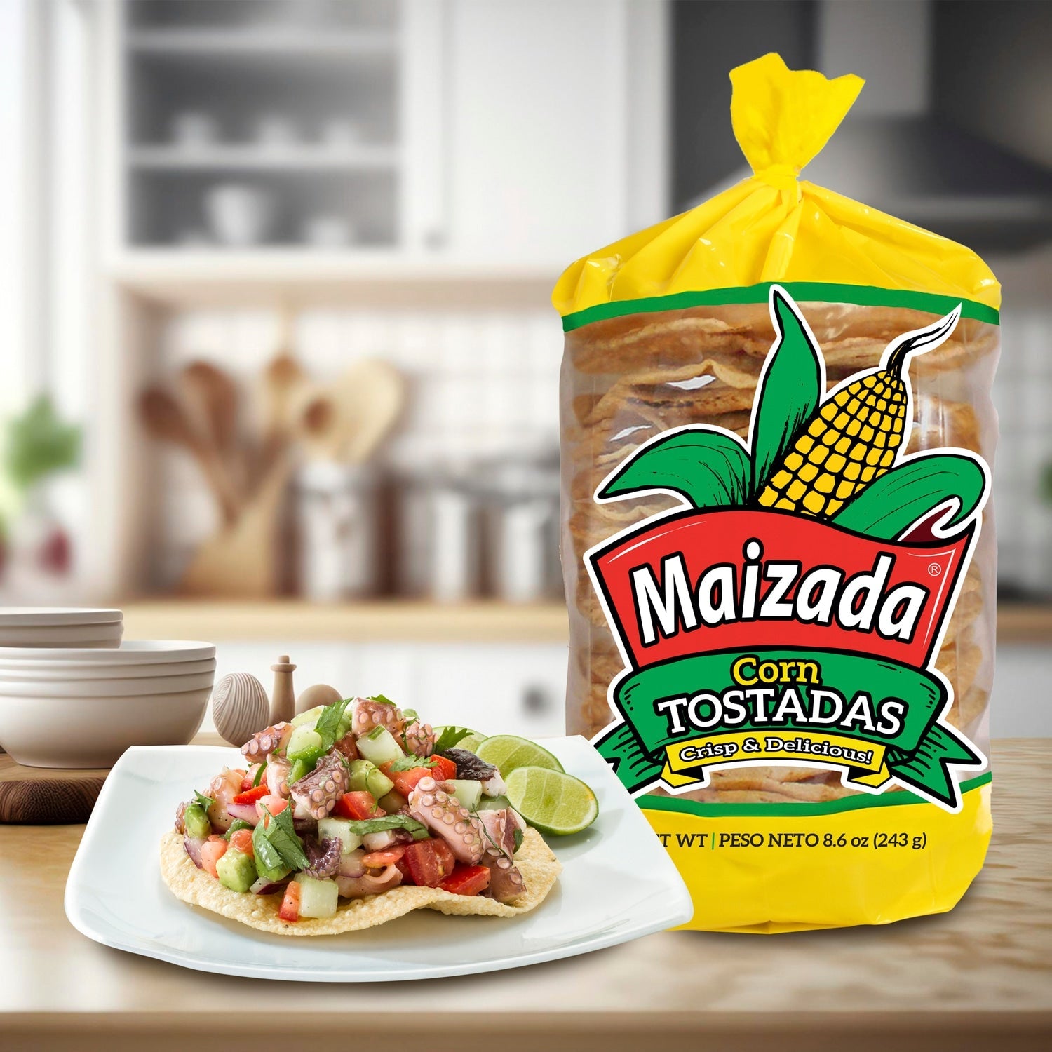 Maizada Corn Tostadas, 22 ct.