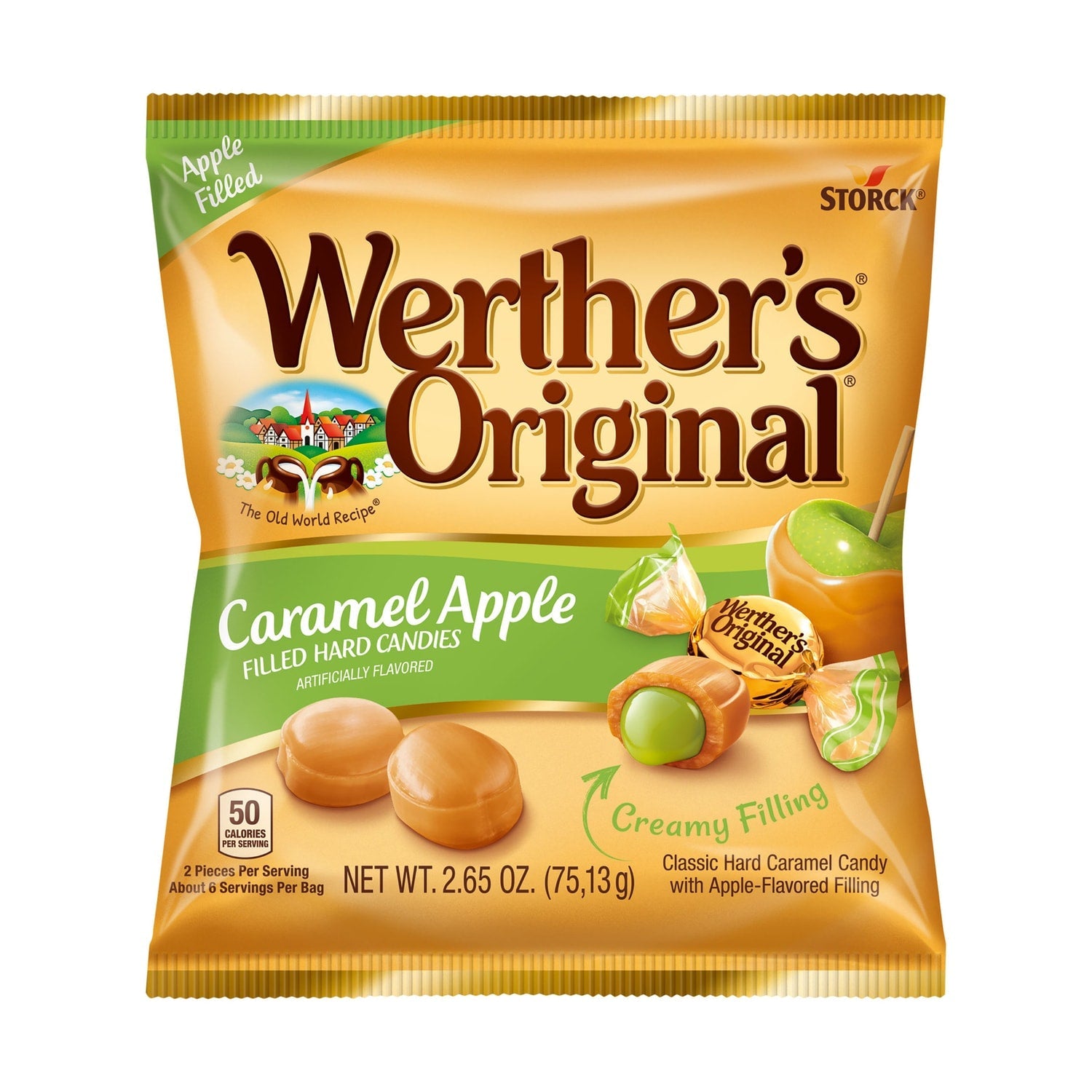Werther's Original Caramel Apple Filled Hard Candy, 1-ct.