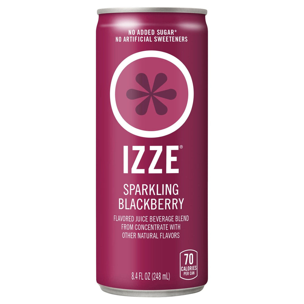Izze Sparkling Juice Beverage Blackberry, 8.4 fl oz. Can