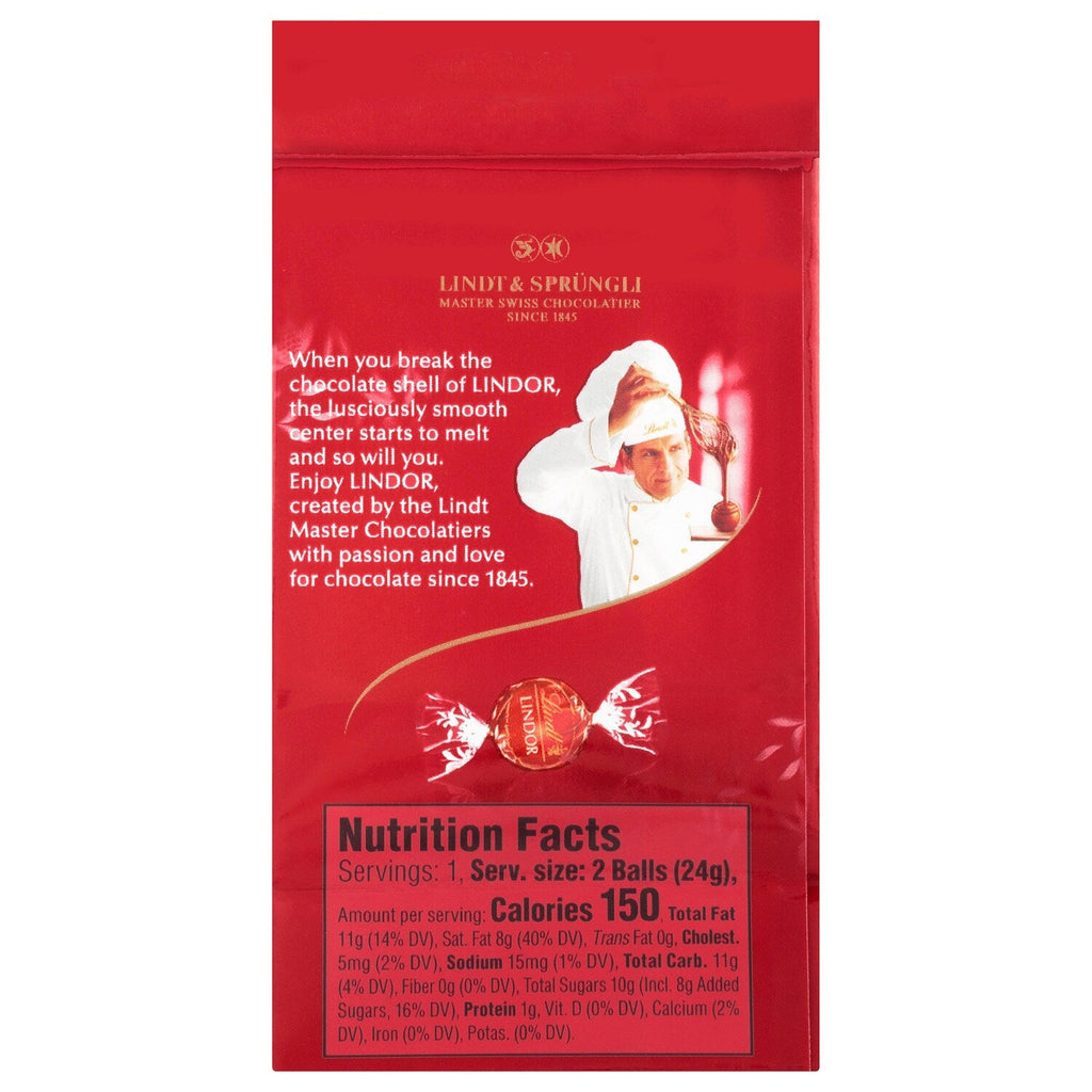 Lindt Lindor Milk Chocolate Truffles, 2-pc Pack.