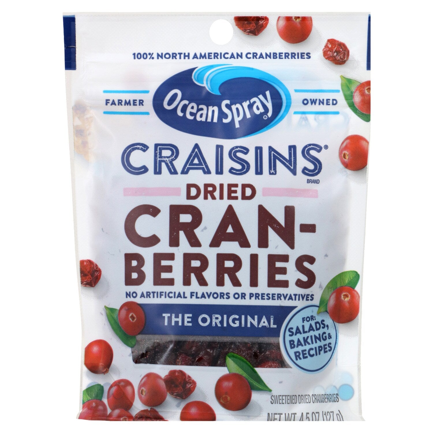 Ocean Spray Original Craisins Dried Cranberries, 4.5-oz.