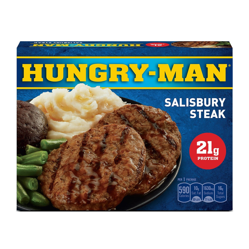 Hungry-Man Salisbury Steak Frozen Dinner, 16 oz.