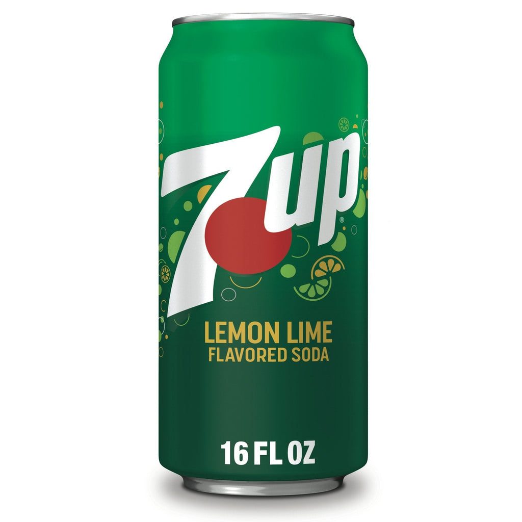 7UP Lemon Lime Soda, 16 fl oz can