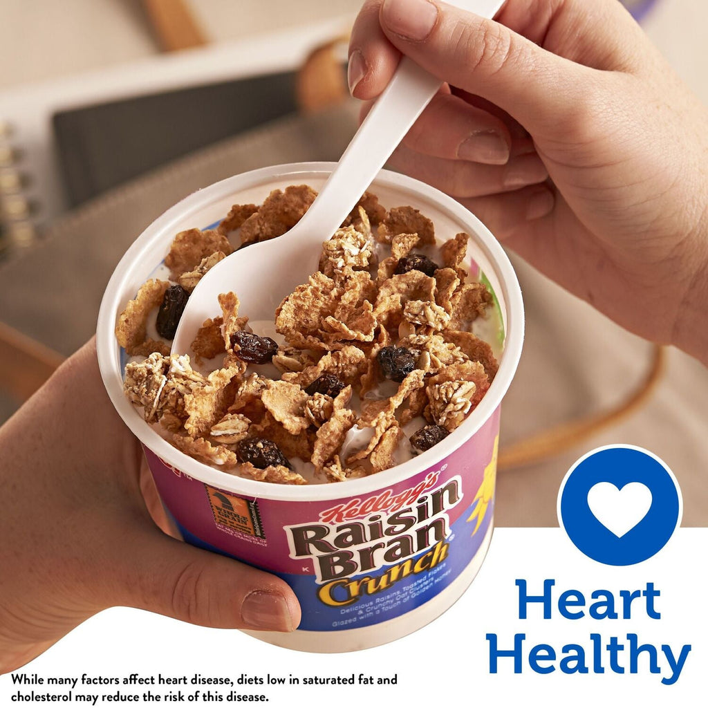 Kellogg's Raisin Bran Crunch Breakfast Cereal Cups Original, 1-ct.