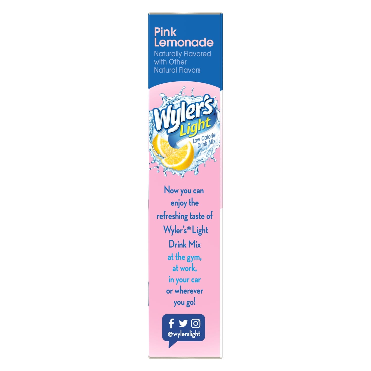 Wyler's Light Pink Lemonade Singles-To-Go, 1.09-oz. Boxes
