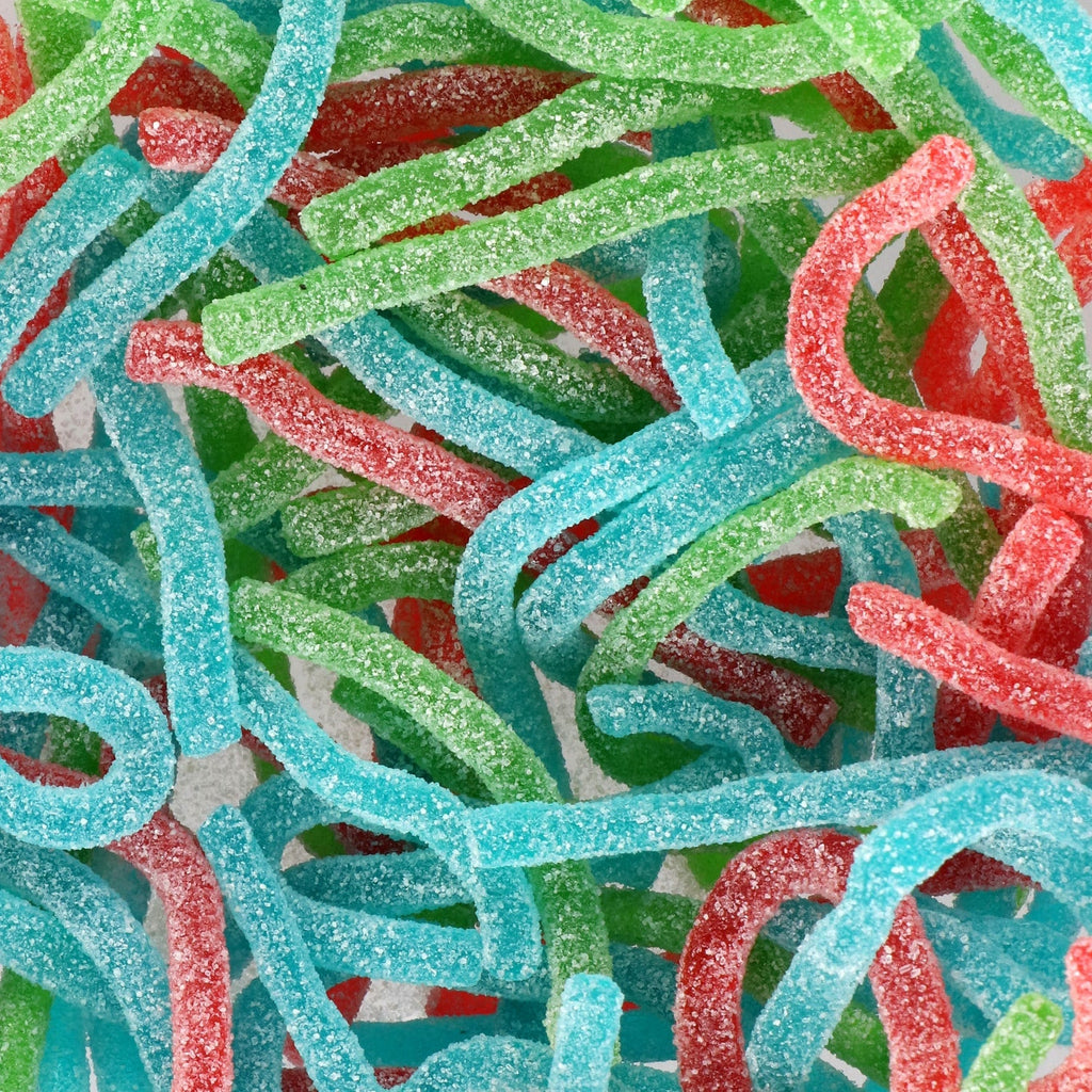 Haribo Sour S'ghetti Candy Strings, 4-oz.