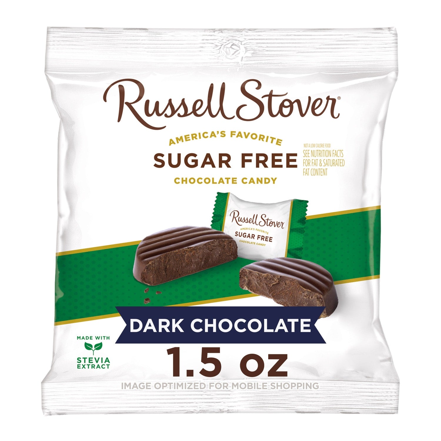 Russel Stover Sugar Free Dark Chocolate Candy, 1-ct.