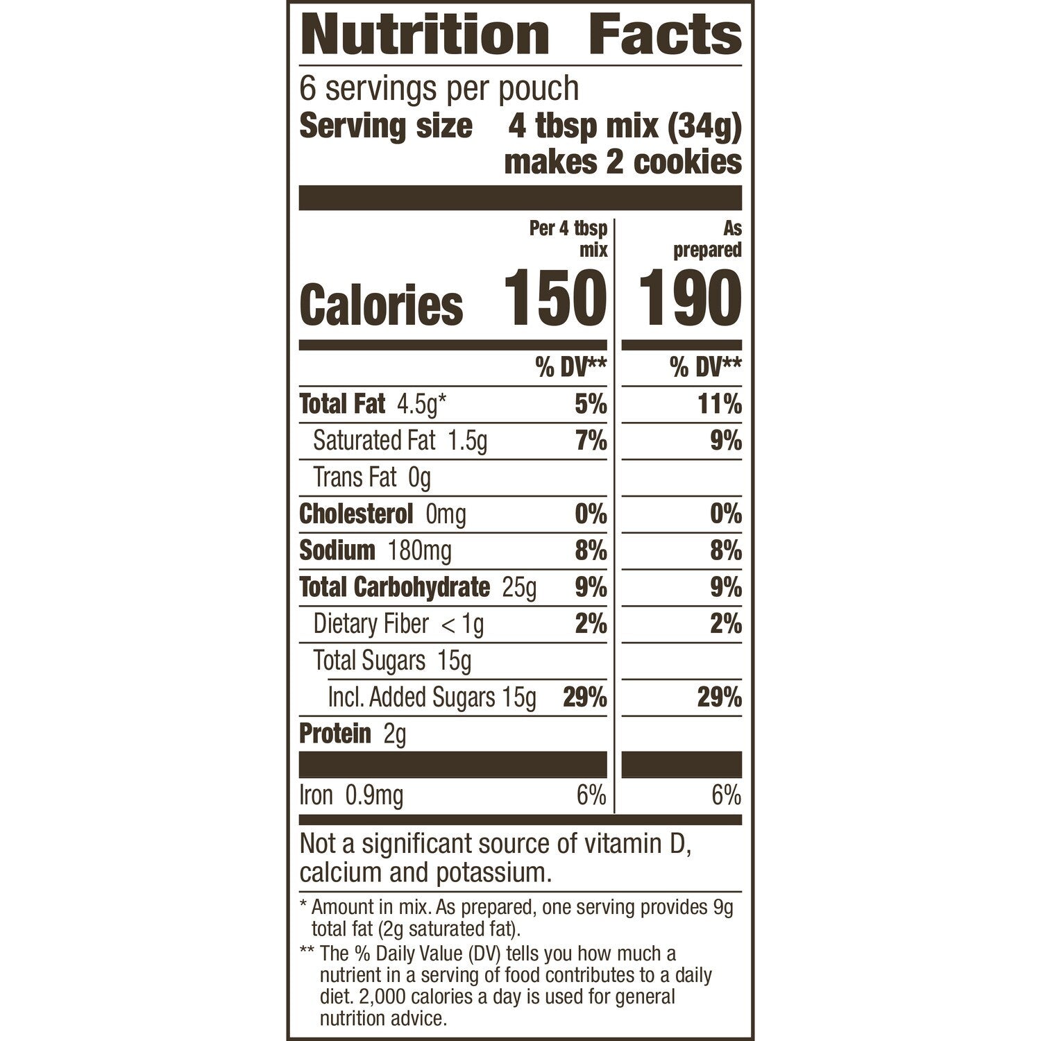 Betty Crocker Peanut Butter Cookie Mix, 7.2-oz.