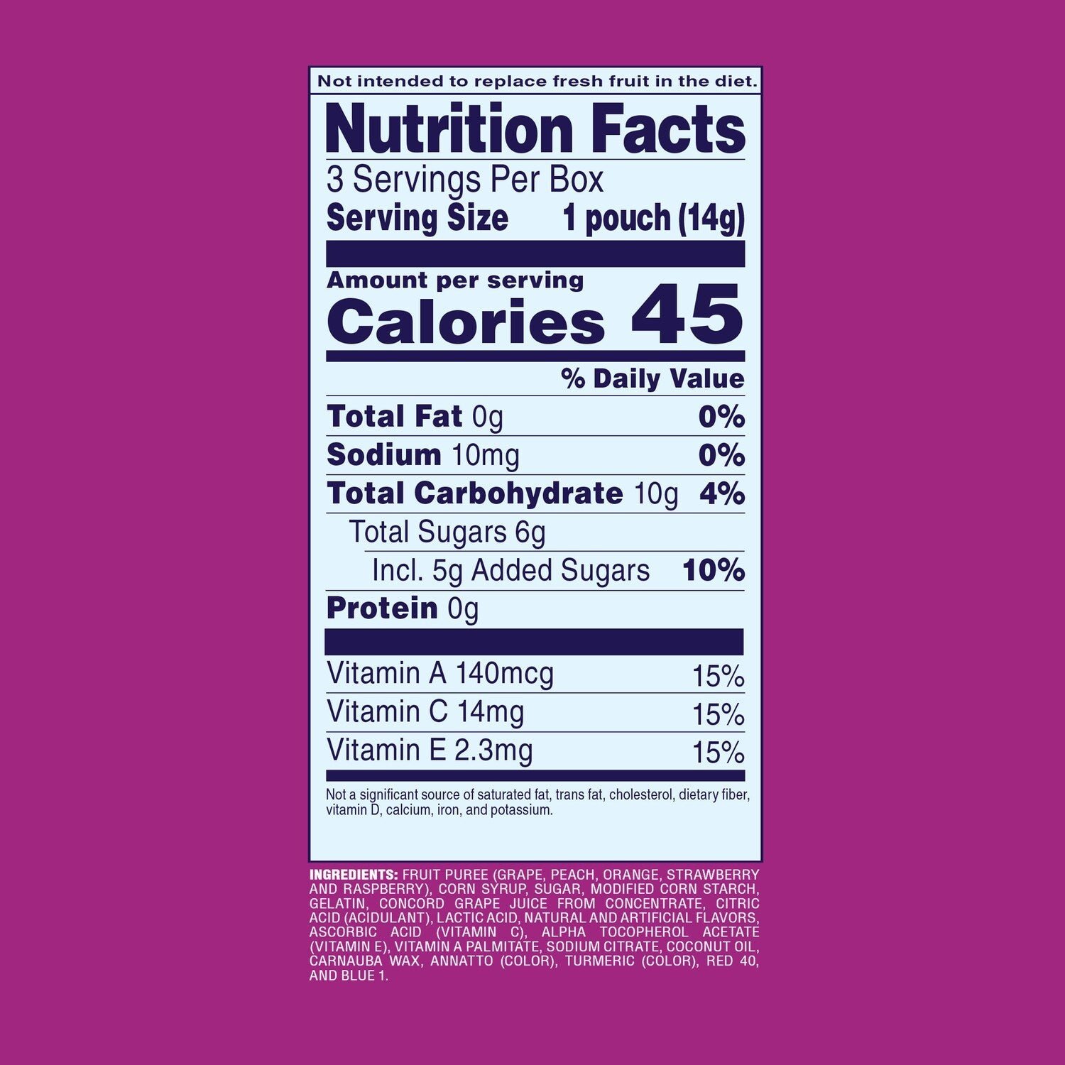 Welchâs Berries and Cherries Fruit Snacks, 3-ct. Pack