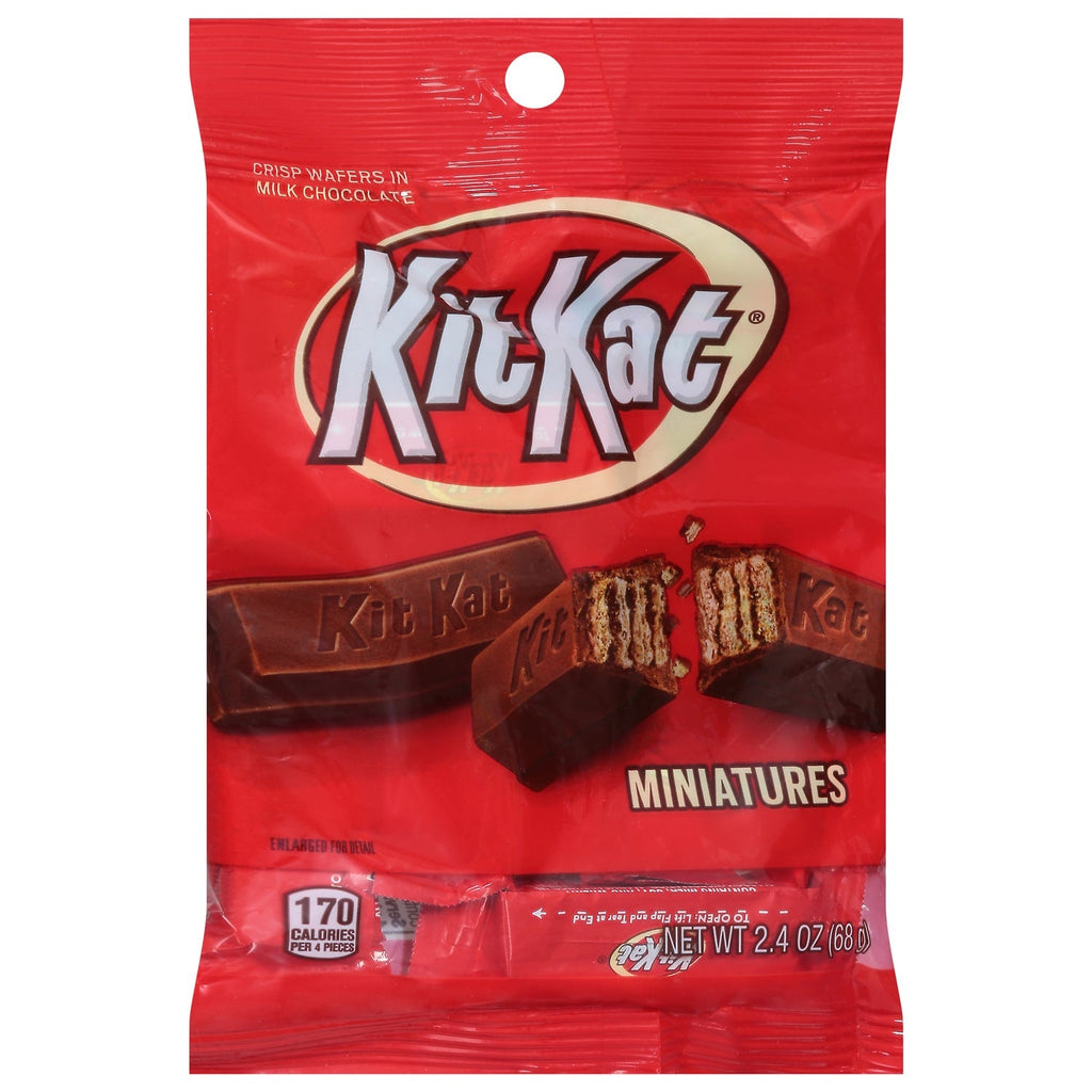 Kit Kat Miniatures Milk Chocolate, 2.4-oz. Bag