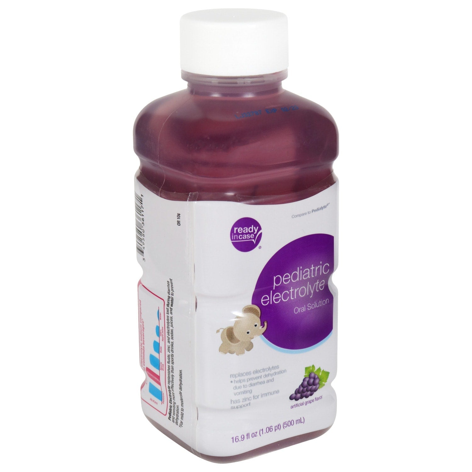 Ready In Case Pediatric Electrolyte Drink - Grape, 16.9 oz.