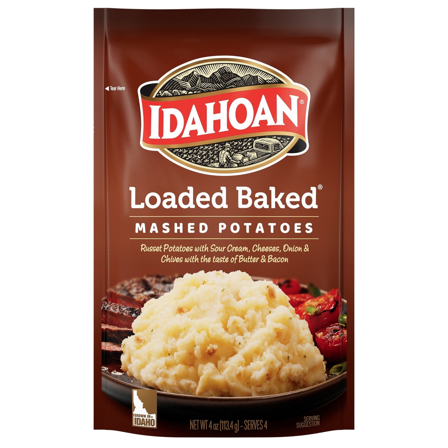 Idahoan Loaded Baked Mashed, 4-oz. Pouch