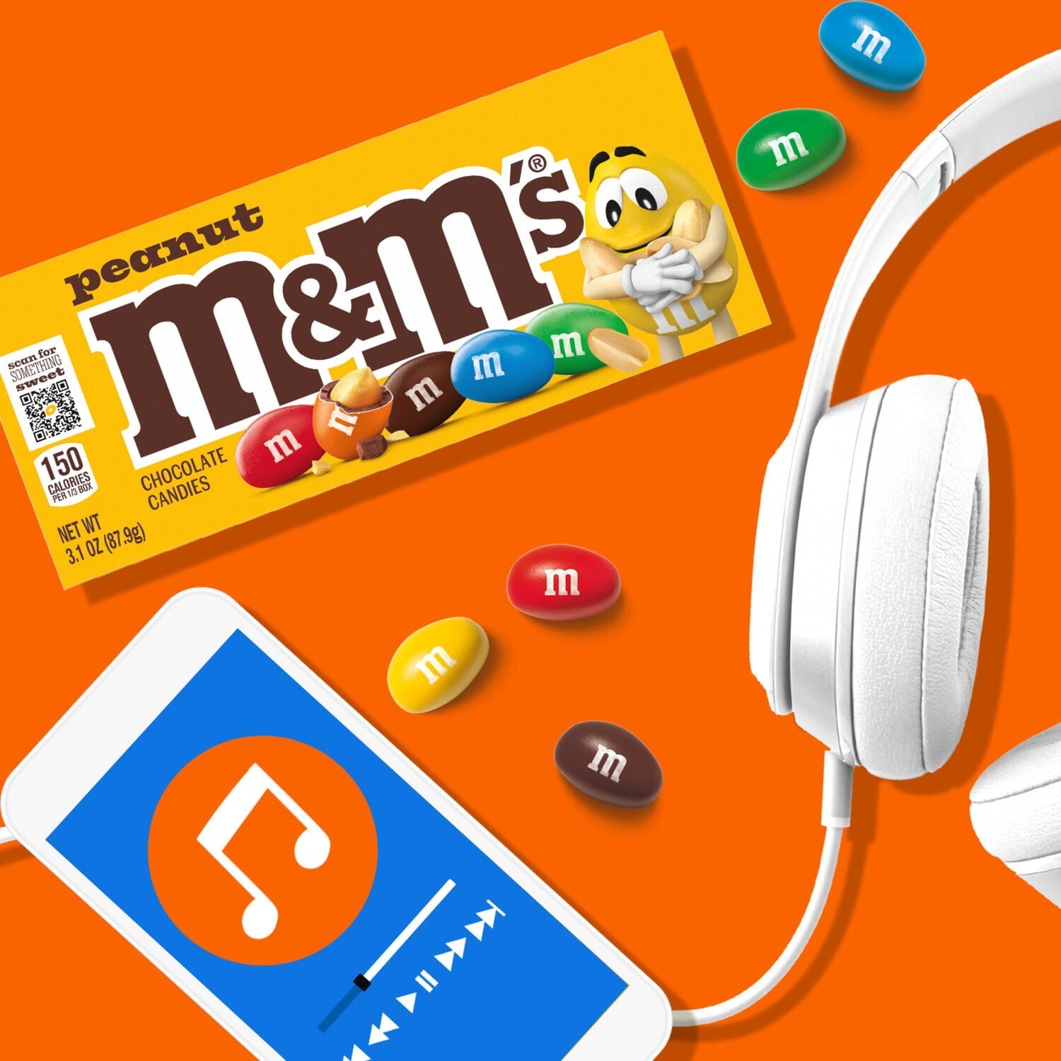M&amp;M's Peanut Chocolate Candies, 1-ct.