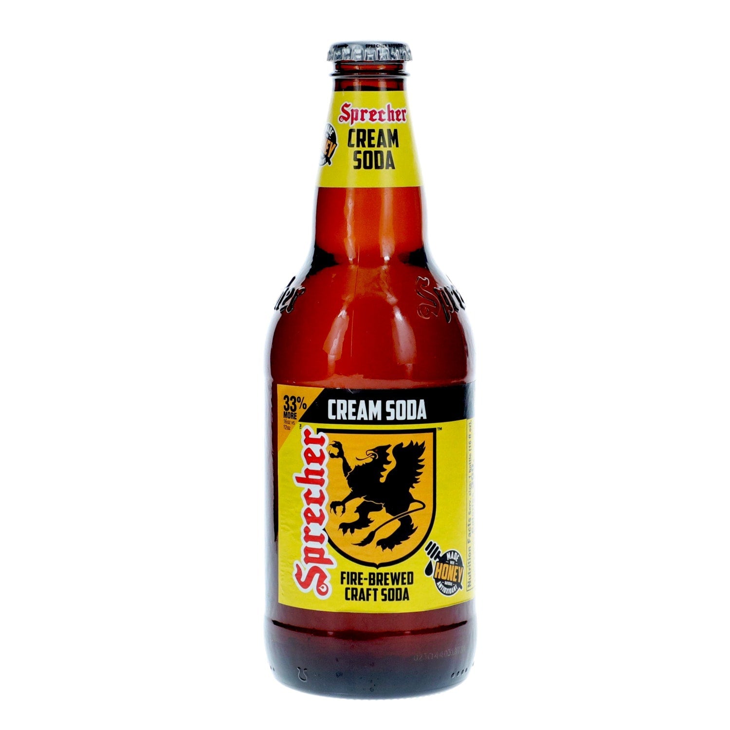 Sprecher Fire Brew Cream Soda, 16 oz.