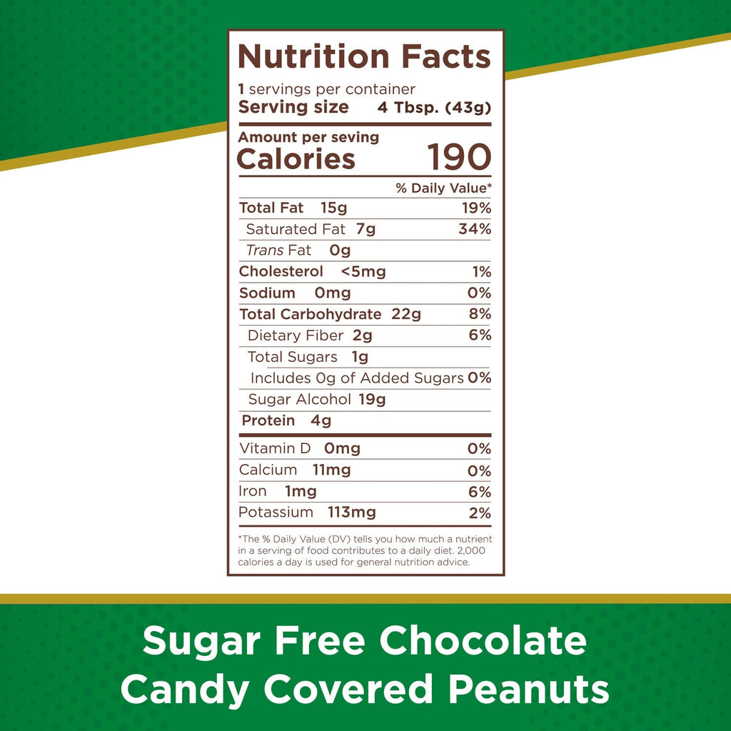 Russell Stover Sugar Free Peanut Chocolate Candy, 1-ct.