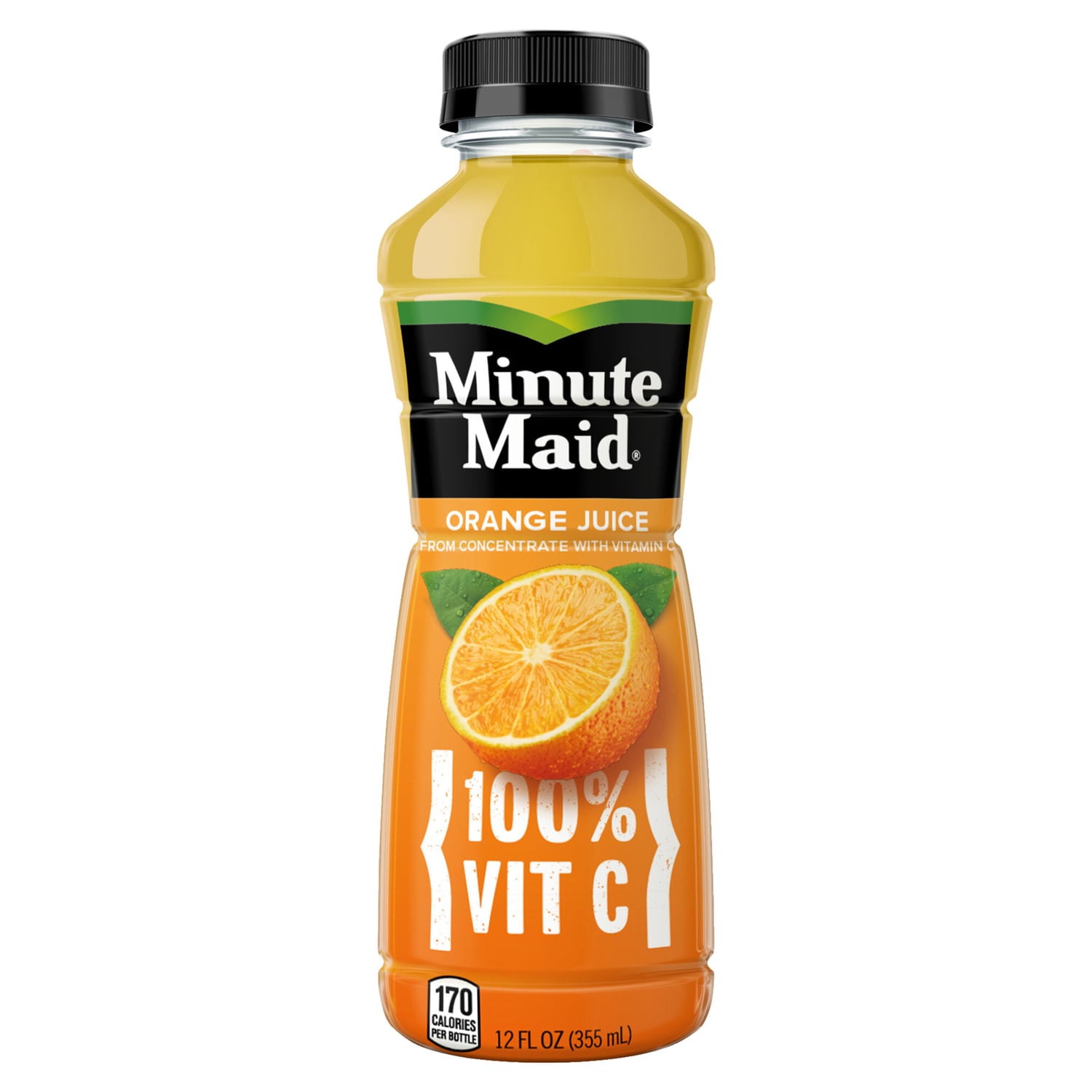 Minute Maid Orange Juice, 12 fl oz. Bottle
