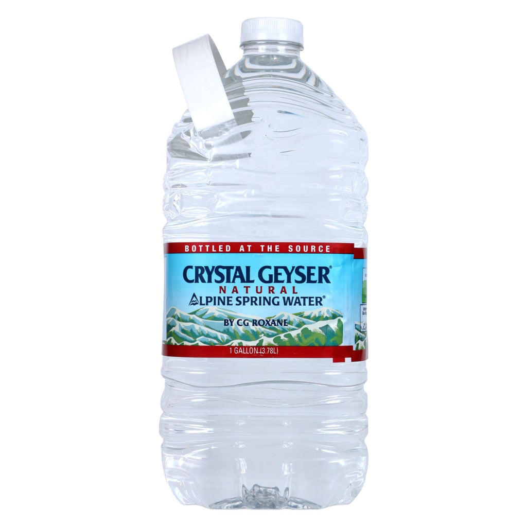Crystal Geyser Natural Alpine Spring Water, 1 Gallon Jugs