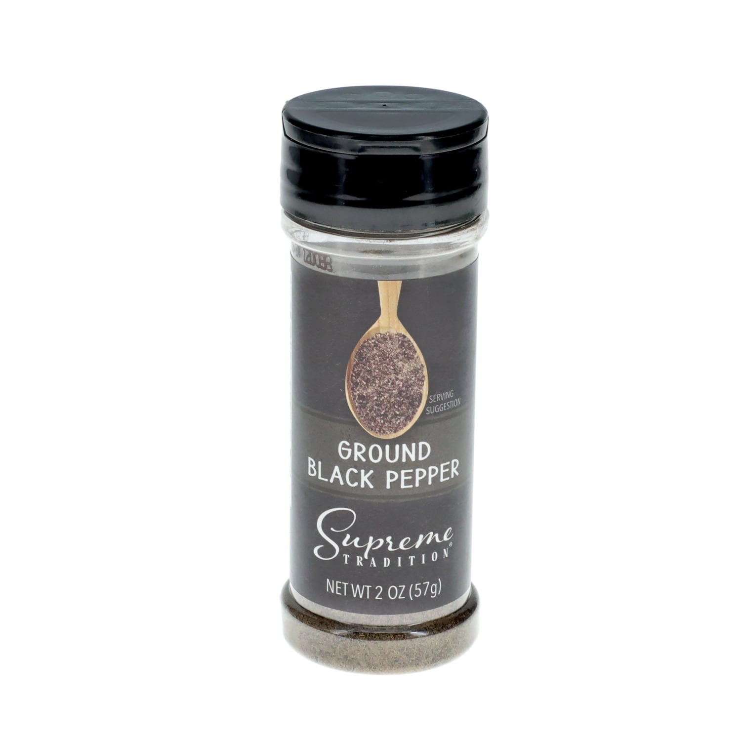 Supreme Tradition Ground Black Pepper, 2-oz. Bottle