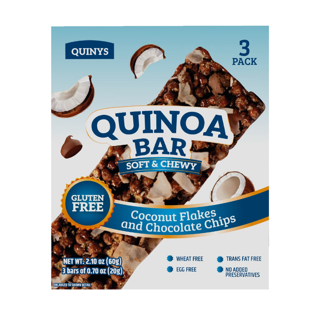 Quinys Coconut Flakes Granola Bar, 3-pc Pack.