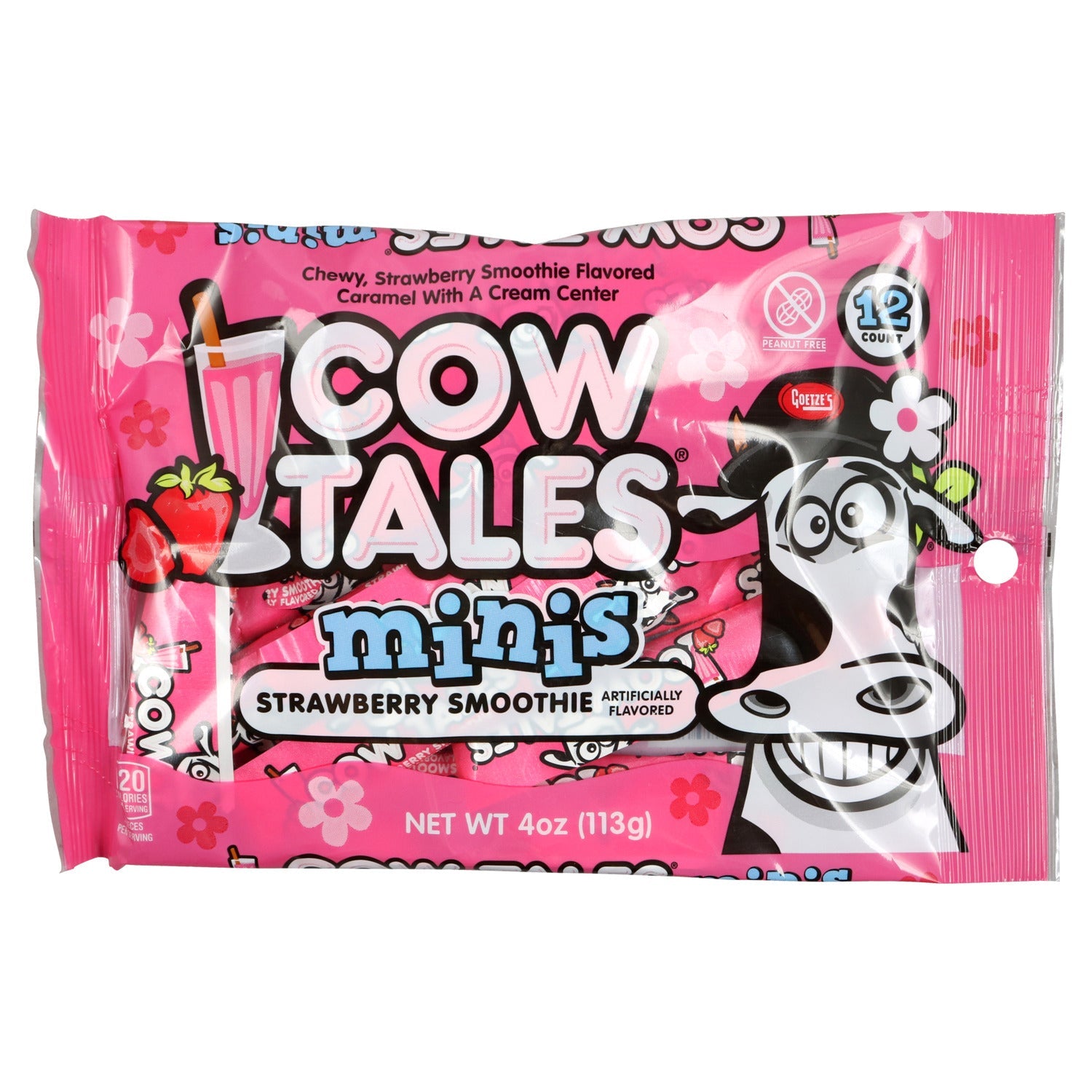 Goetze's Strawberry Smoothie Cow Tales Minis, 12-ct. Bag