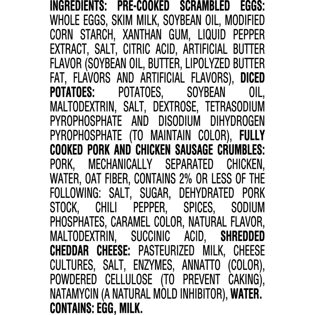 Jimmy Dean Frozen Breakfast Bowl, Sausage, 7-oz. Bowl