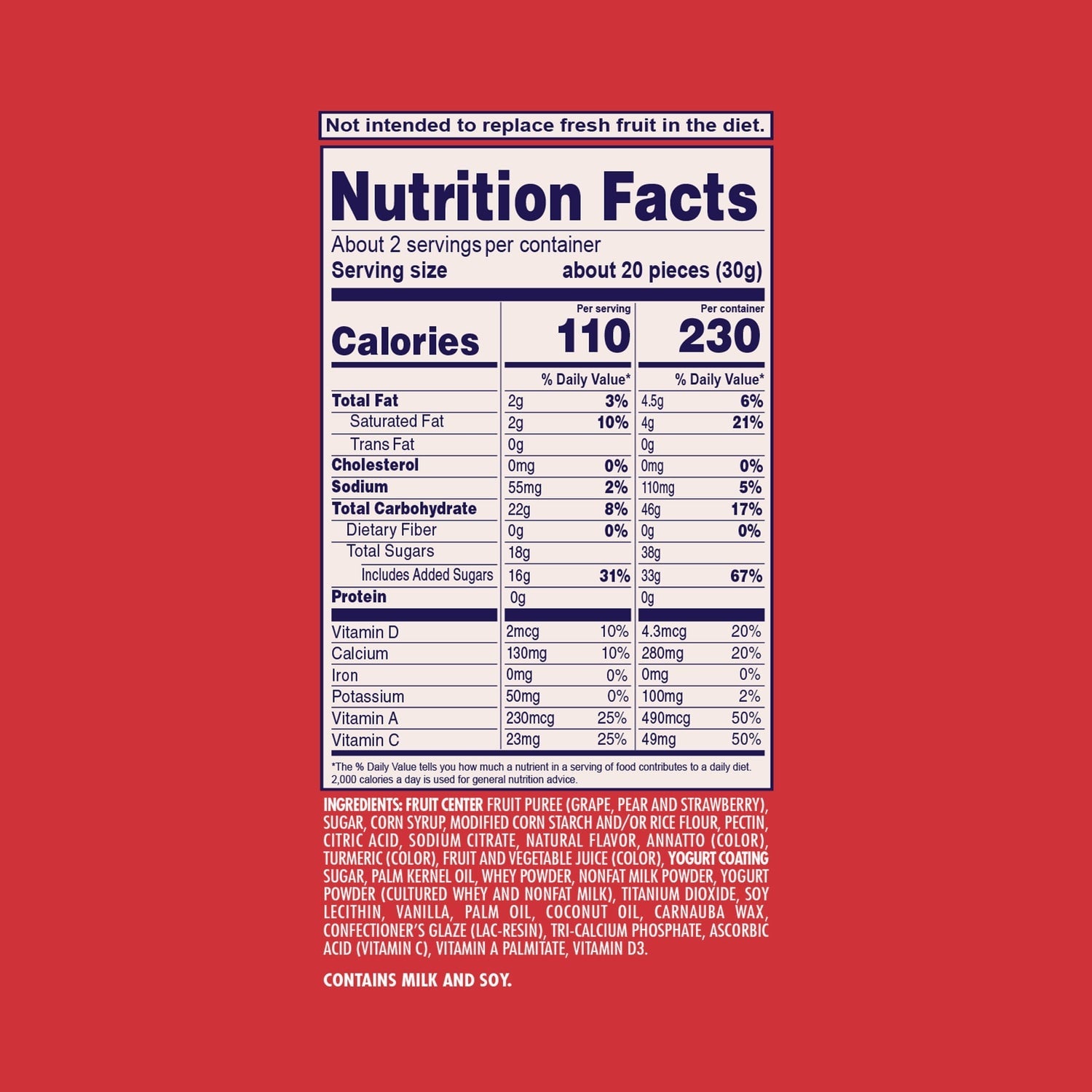 Welch's Fruit 'n Yogurt Strawberry Snacks, 2.25-oz. Bags