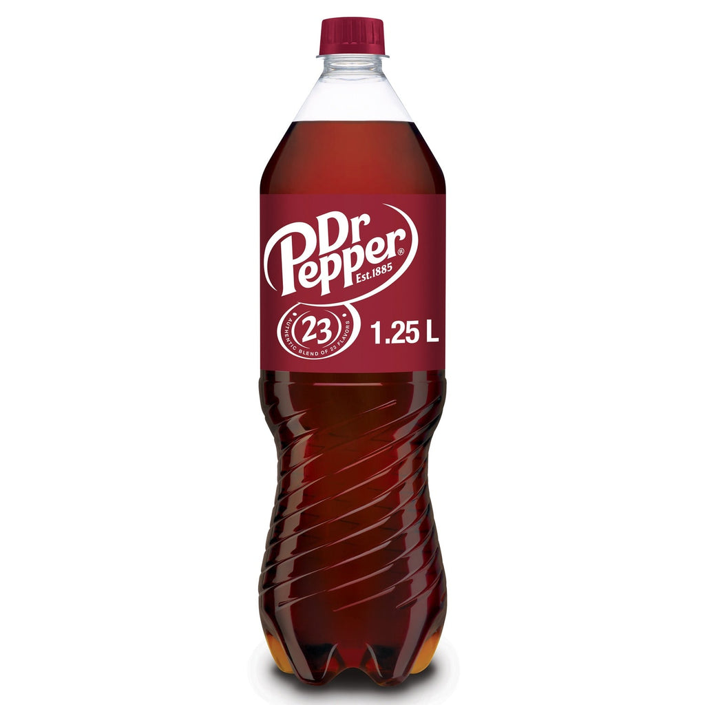 Dr Pepper Soda, 1.25 L bottle