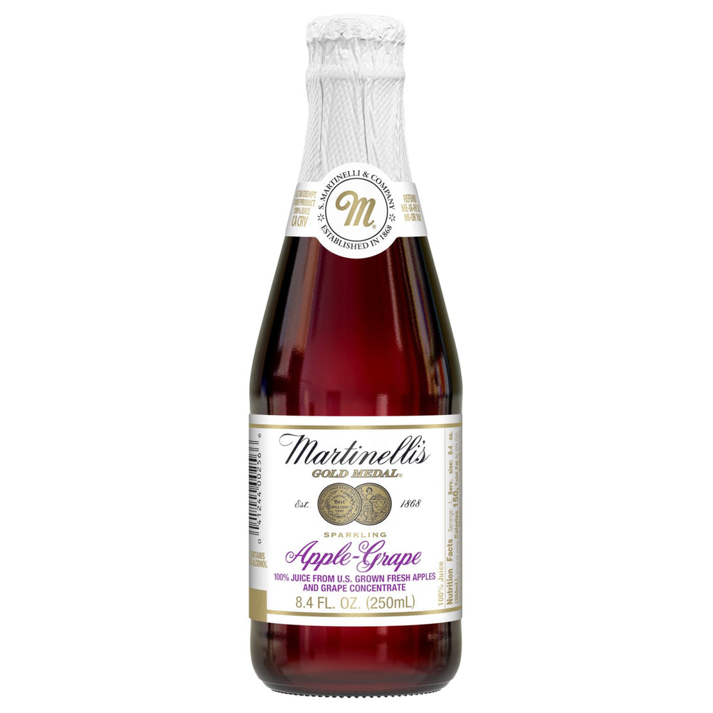 Martinelli's Sparkling Apple-Grape Juice, 8.4-oz.