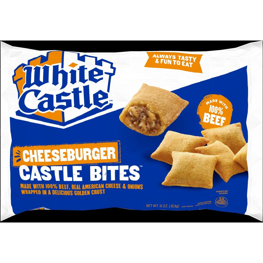 White Castle cheese Burger Castle Bites, 1-ct.