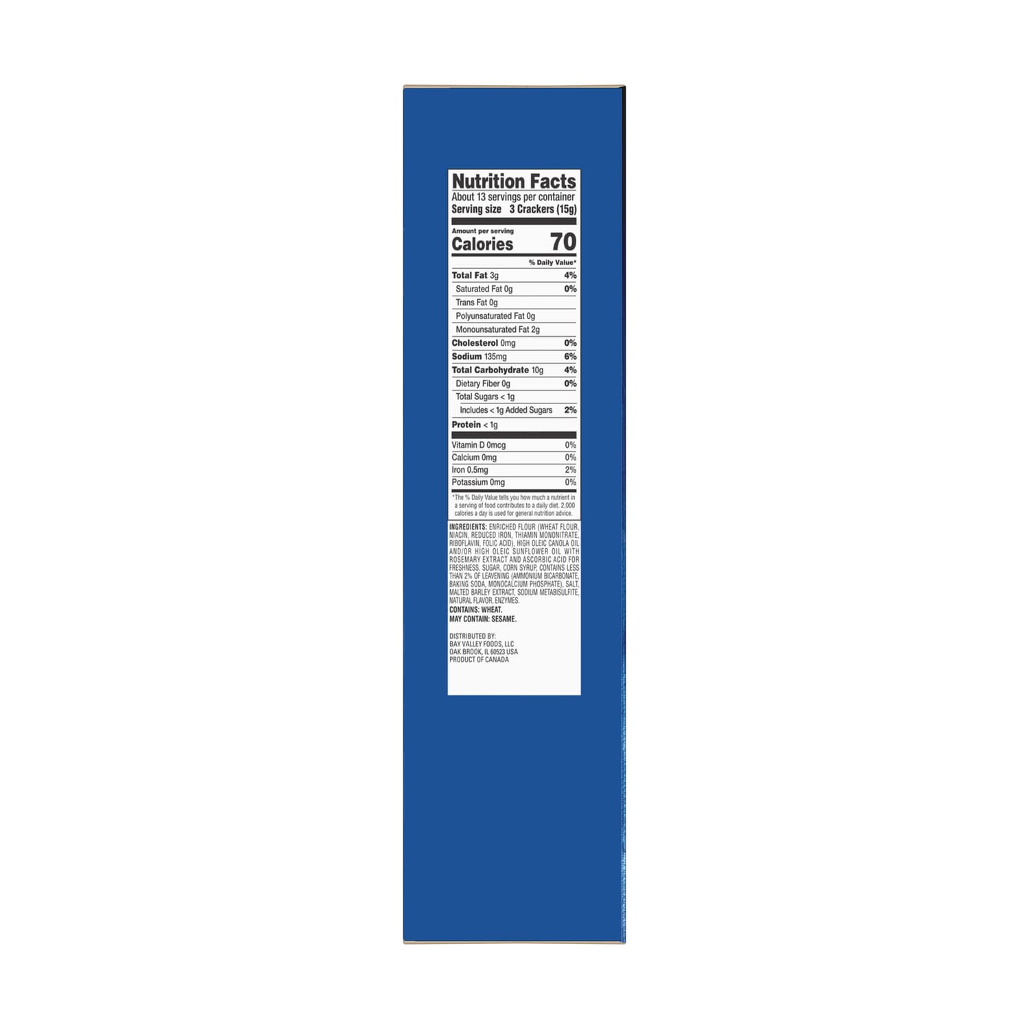 Monet Original Entertainment Crackers, 7 oz. Pack