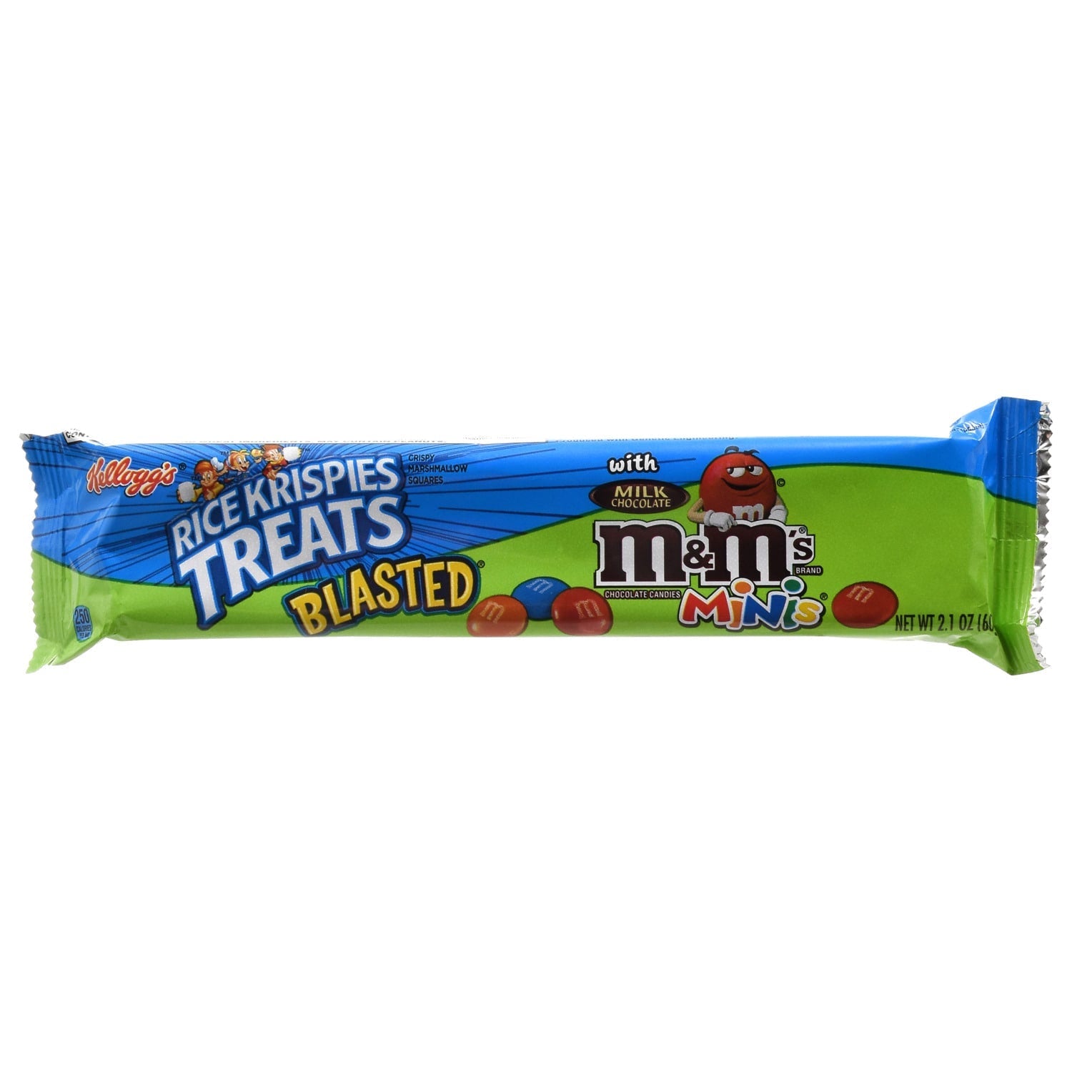 Kellogg's Rice Krispies Treats Bars Blasted with M&amp;M's Minis, 2.1 oz.