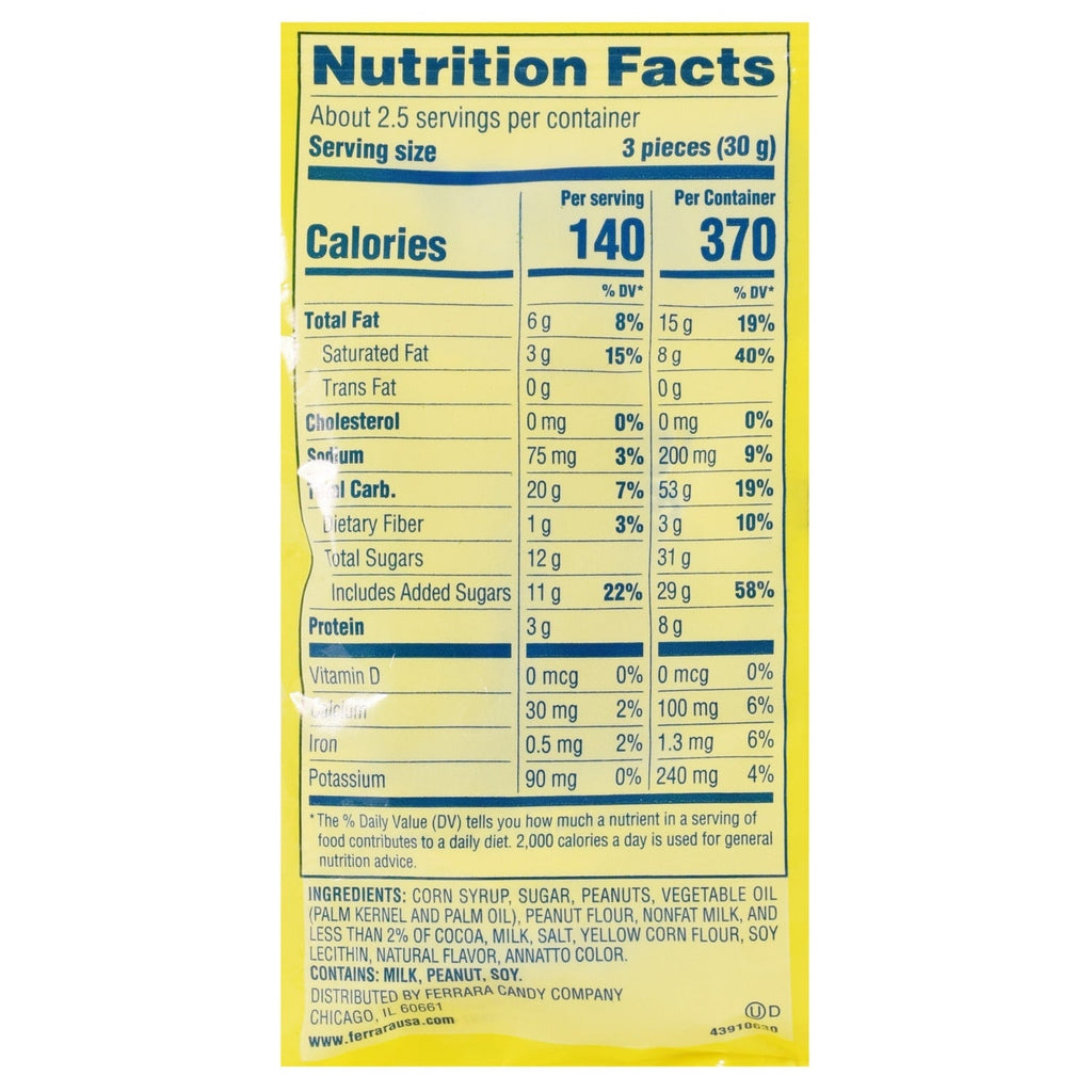Nestle Butterfinger Minis, 2.8-oz. Bags