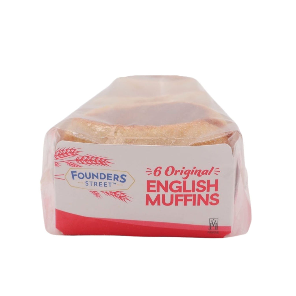 Founders Street Original English Muffins, 6-pc Pack.