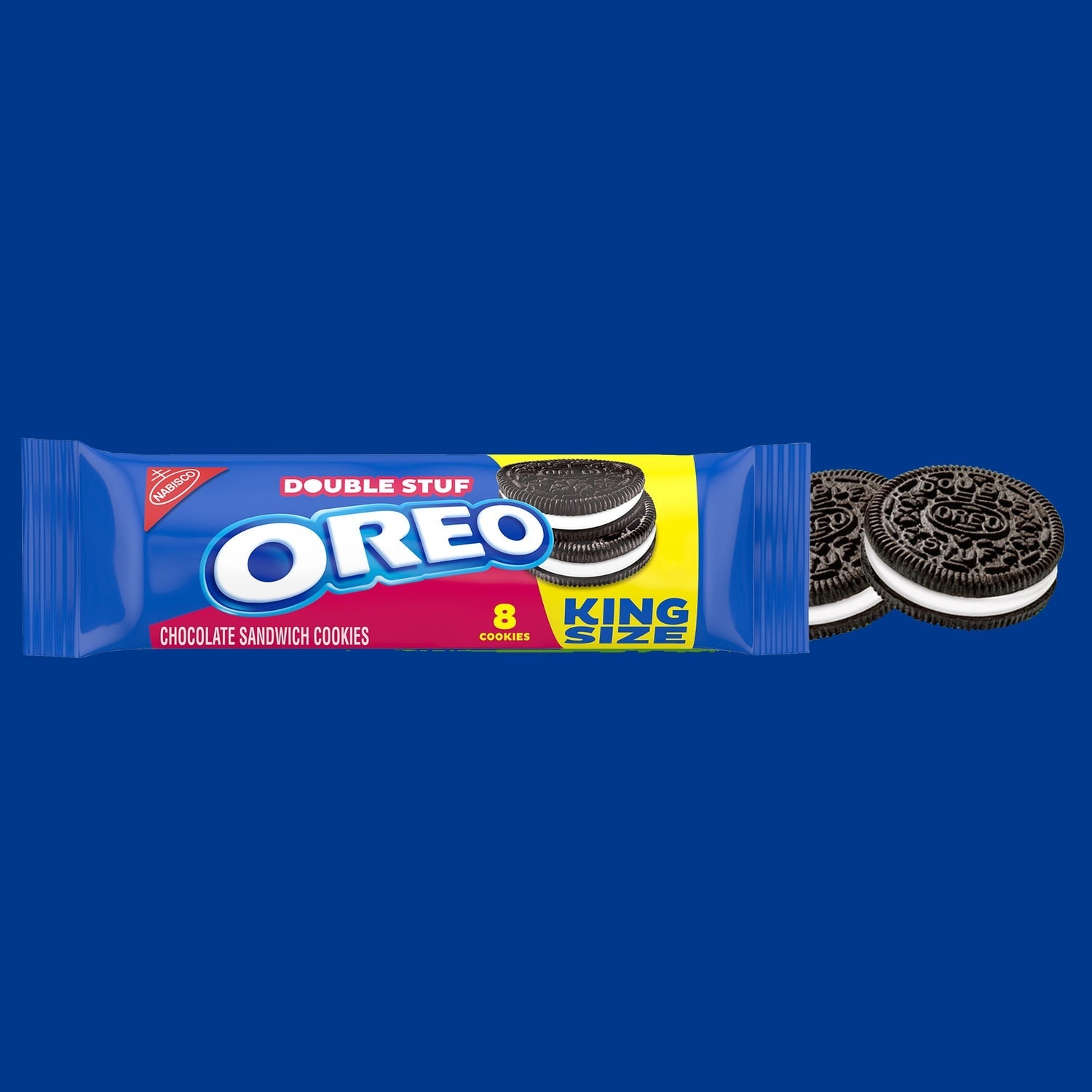 Oreo King Size Double-Stuf Snack Cookies, 8-ct.