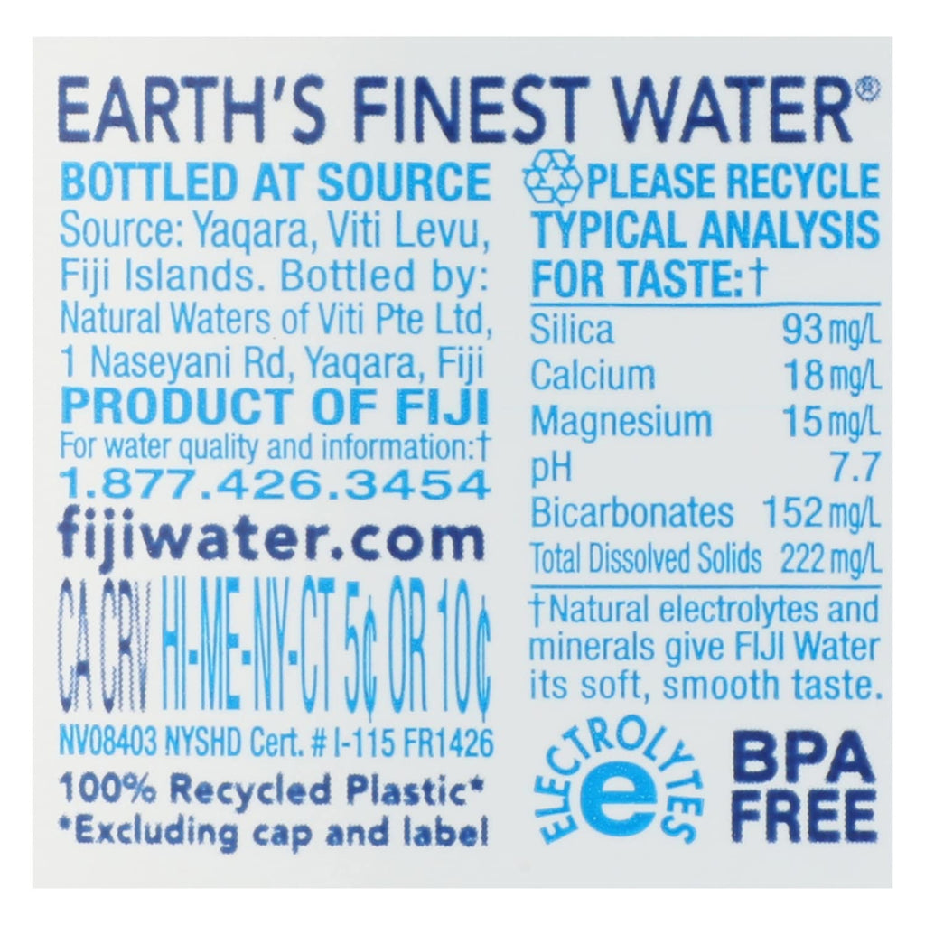 Fiji Natural Artesian Water, 16.9-oz. Bottles
