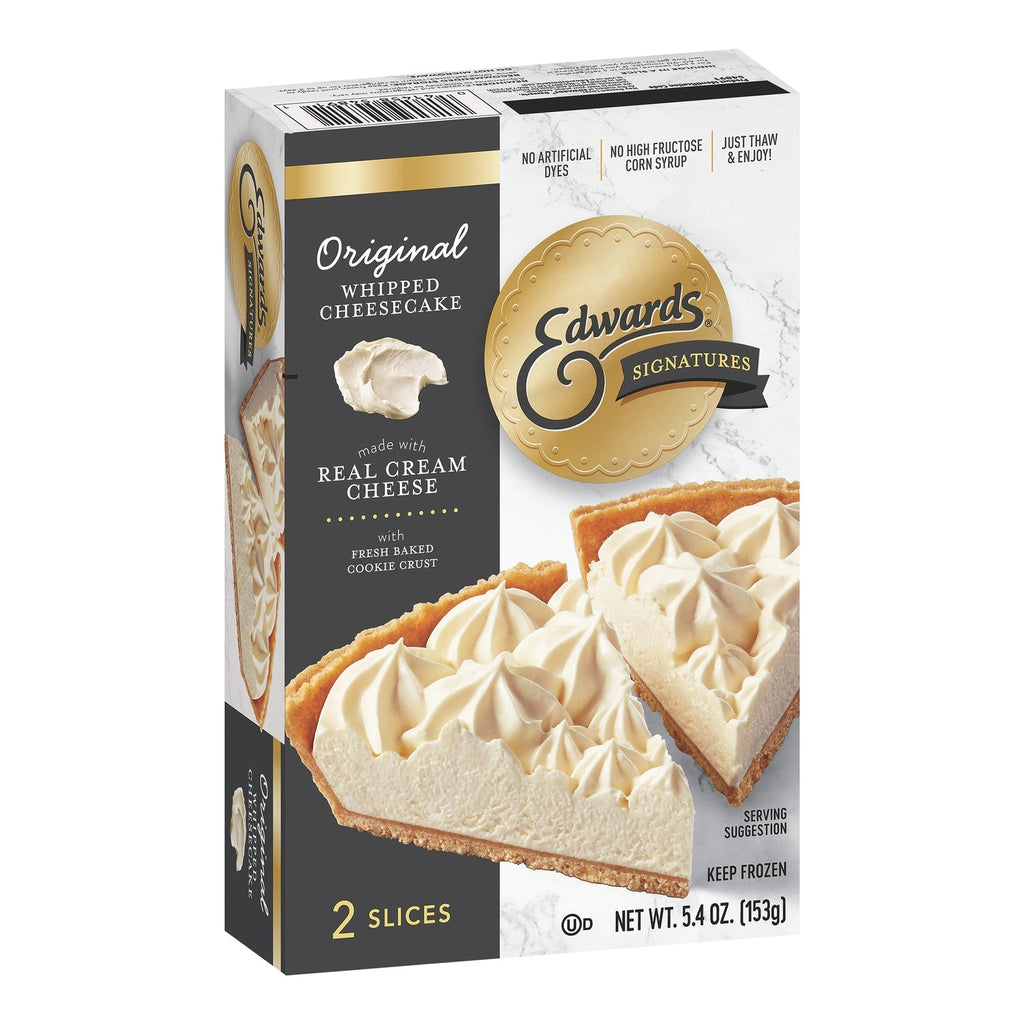 Edwards Signatures Whipped Original Frozen Cheesecake Slices, 2 ct.