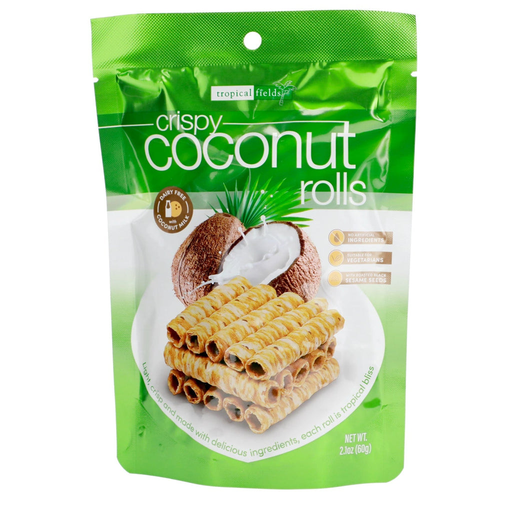 Tropical Fields Crispy Coconut Rolls, 2.1-oz. Bags