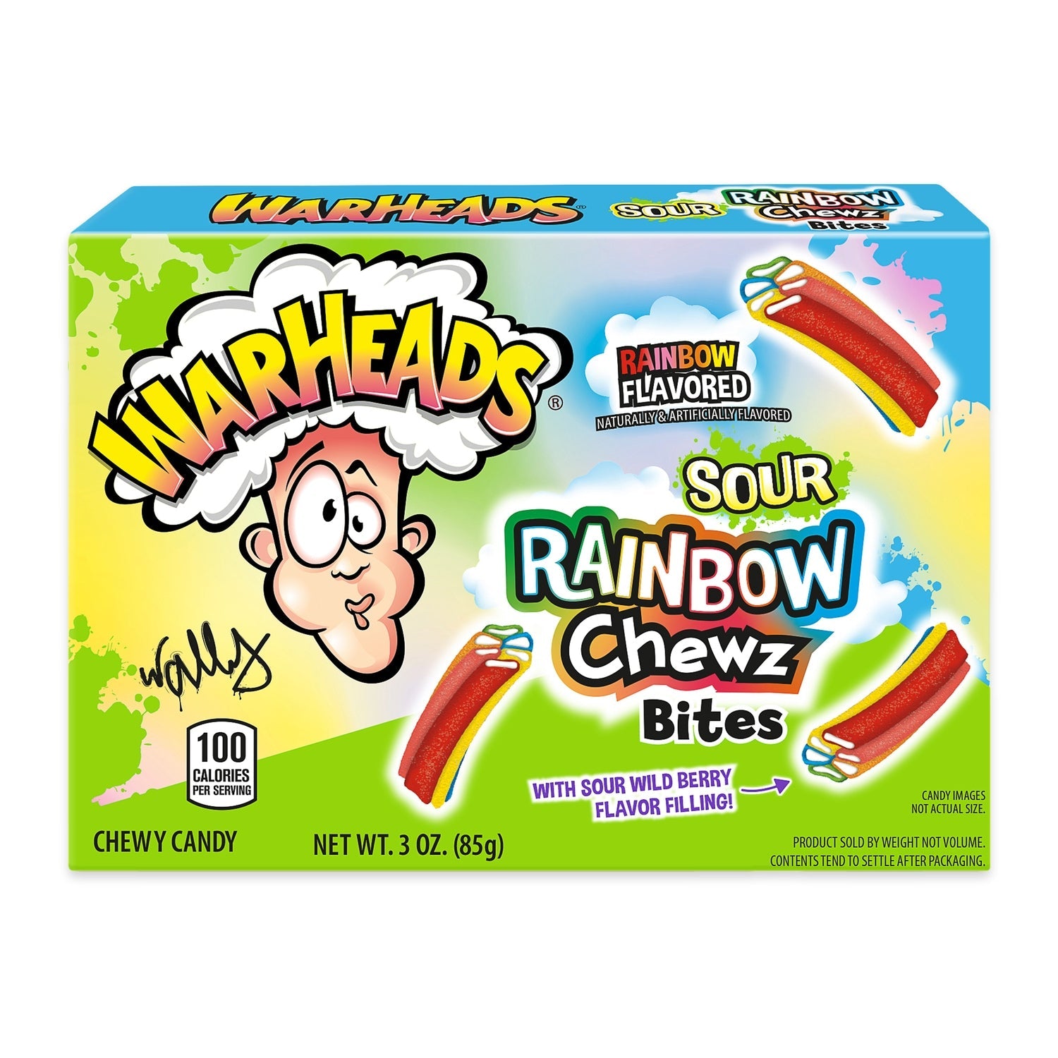 Warheads Rainbow Chewz Bites, 3 oz.