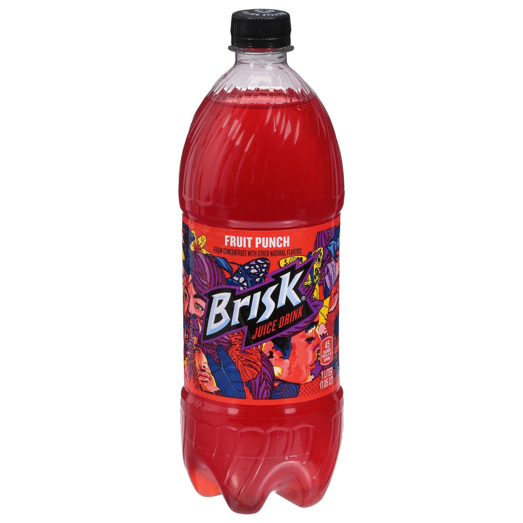 Brisk Fruit Punch Juice Drink, 1 L Bottle