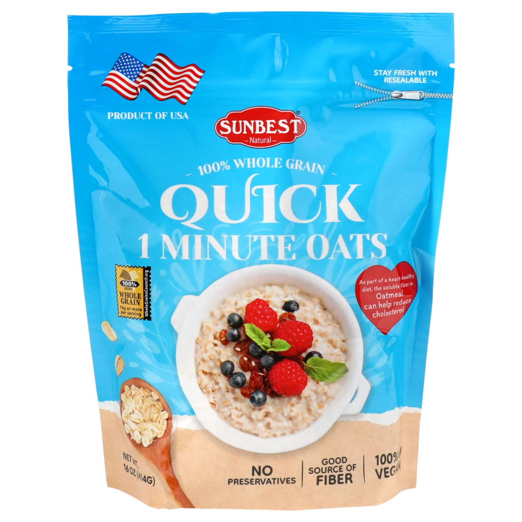 Sunbest 100% Whole Grain Quick Oats, 1-ct.