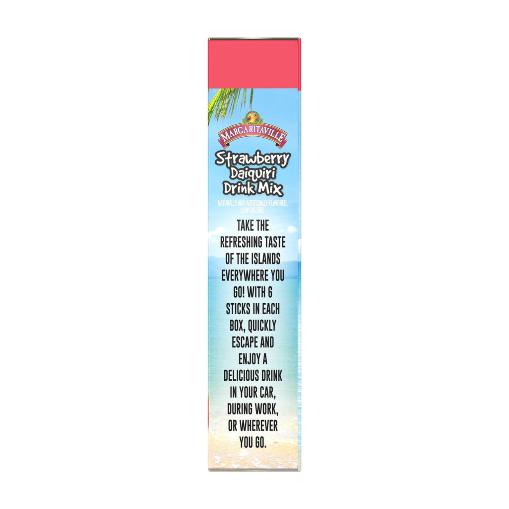 Margaritaville Strawberry Daiquiri Sugar-Free Singles-To-Go Drink Mix, 6-ct. Box