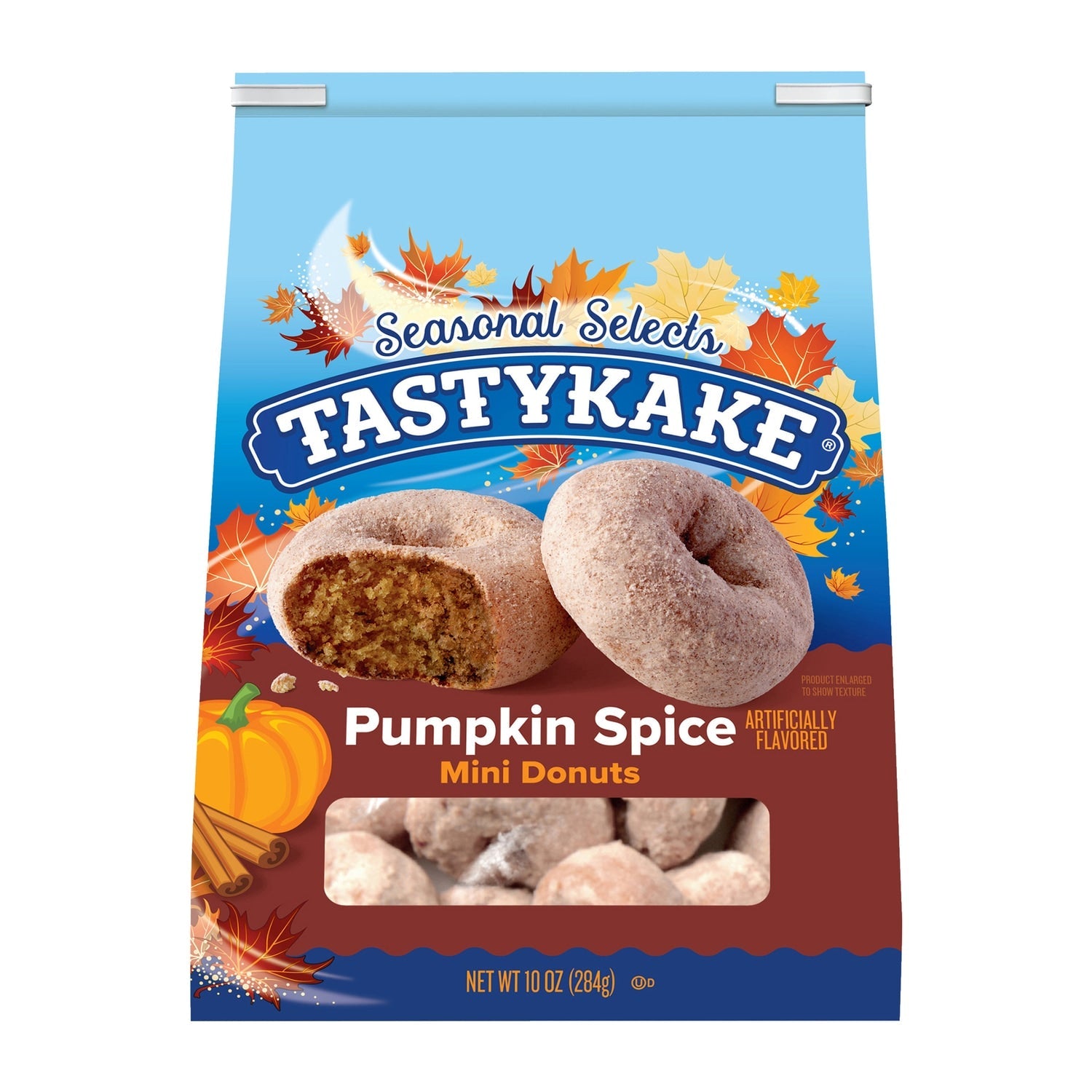 Tastykake Pumpkin Spice Mini Donuts, 10 oz. Bag