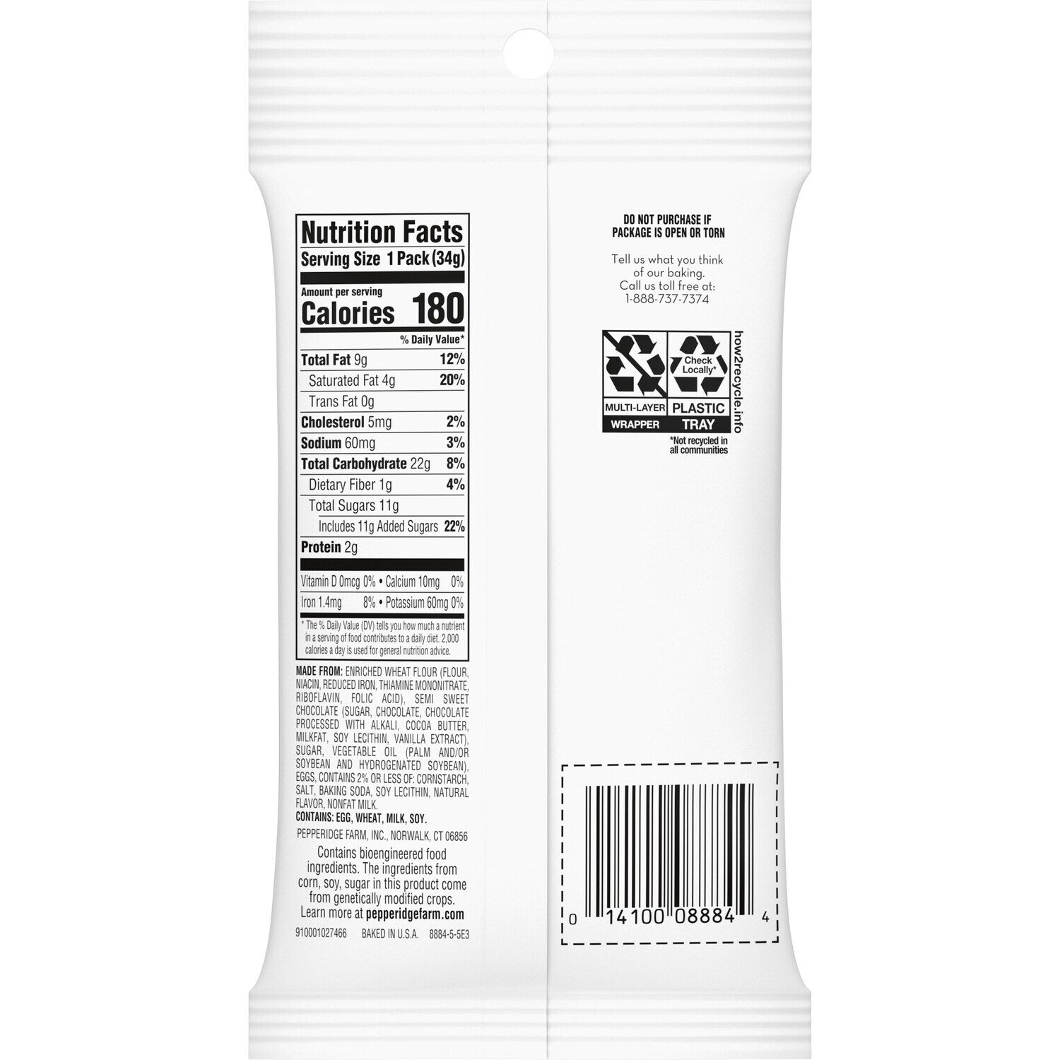 Pepperidge Farm Milano Dark Chocolate Cookies, 3-ct. Packs