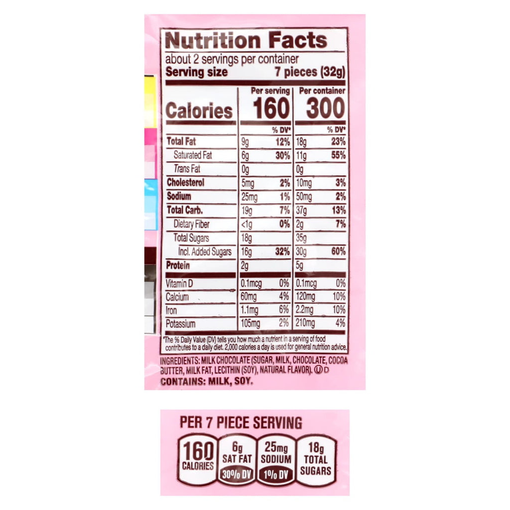 Hersheyâs Kisses Pink Foil Chocolate Candies, 2.2-oz. Bag